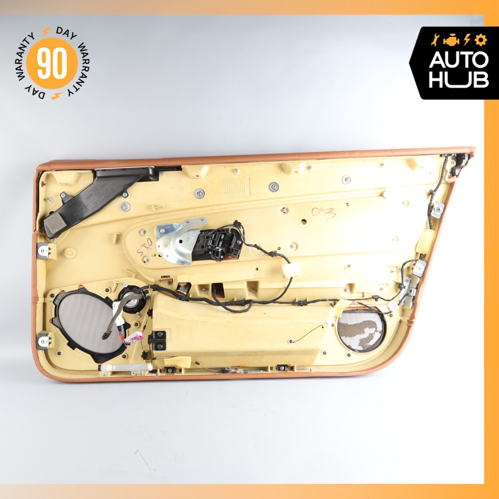 07-11 Bentley Continental GTC Convertible Left Side Interior Door Panel OEM 46k