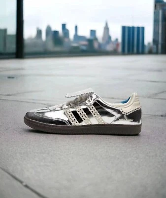 2025 New Band Adidas Wales Bonner x Samba Silver Metallic