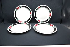Corning Corelle Madrid Pattern 4 Salad Plates 7 1/4"