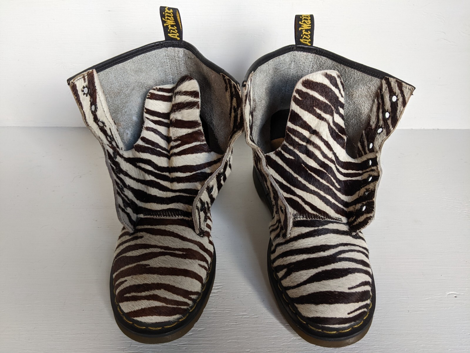 doc martens zebra