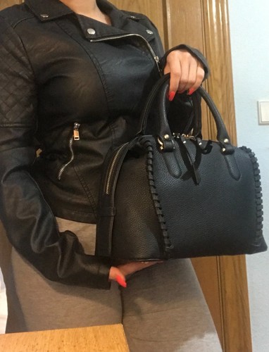 Bolso tote negro mano hombro asa corta larga El Corte Inglés | eBay