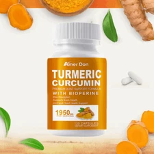 Curcumin 500mg, High Absorption Joint Support & Inflammatory, 120 Capsules