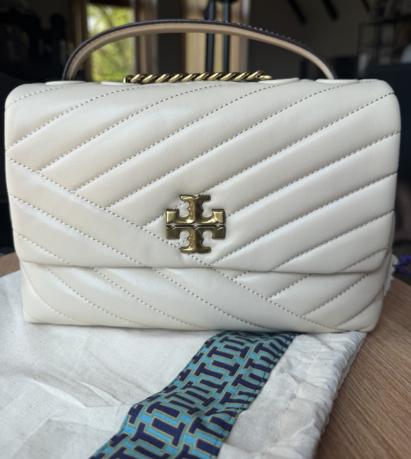 Tory Burch Kira Chevron Small Shoulder Bag