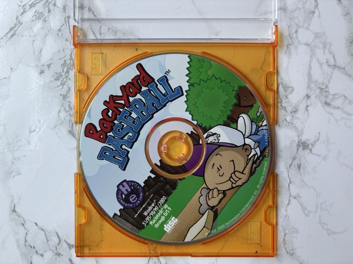 Backyard Baseball: Vintage PC Game 2000