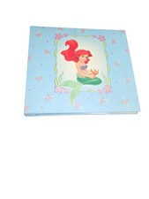 Sandy Lion Disney Princess Ariel 8 X 8 Scrapbook Album Blue 10 Pages