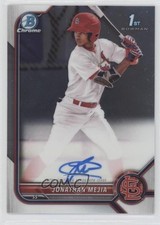 2022 Bowman Chrome Prospect Auto Jonathan Mejia #CPA-JM Auto 15r3