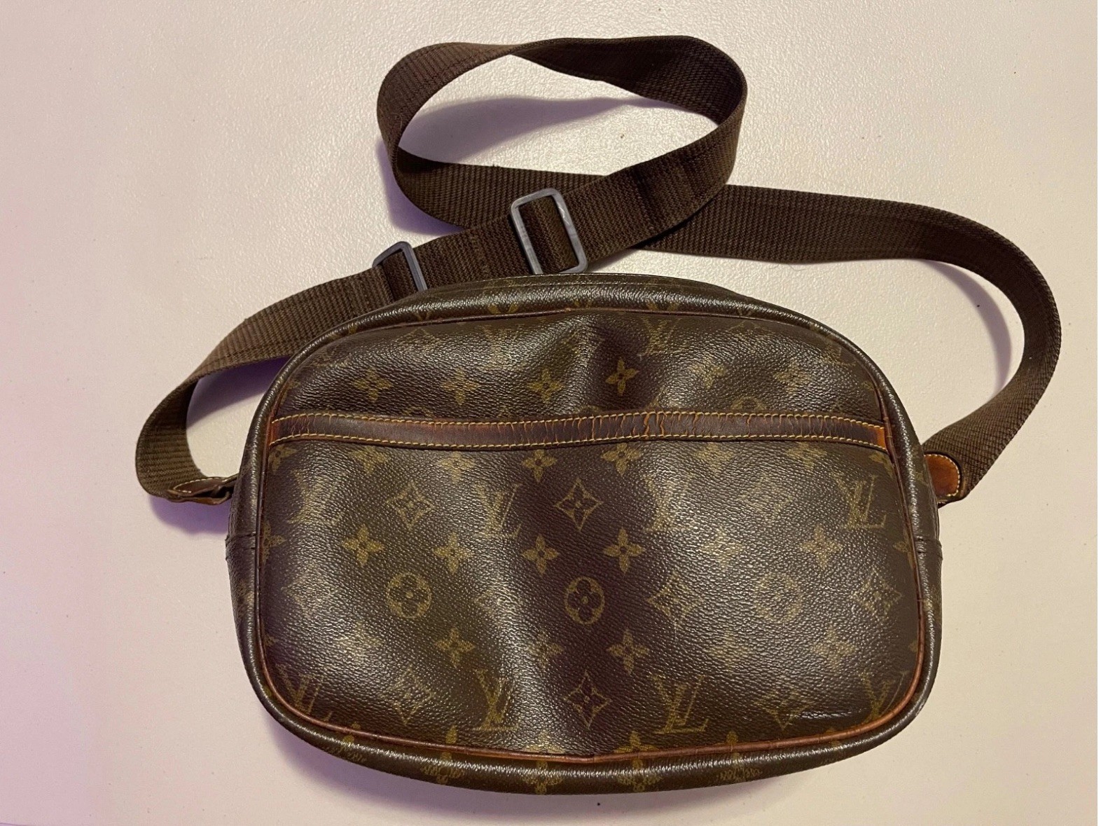 Louis Vuitton Reporter Crossbody PM Brown Canvas