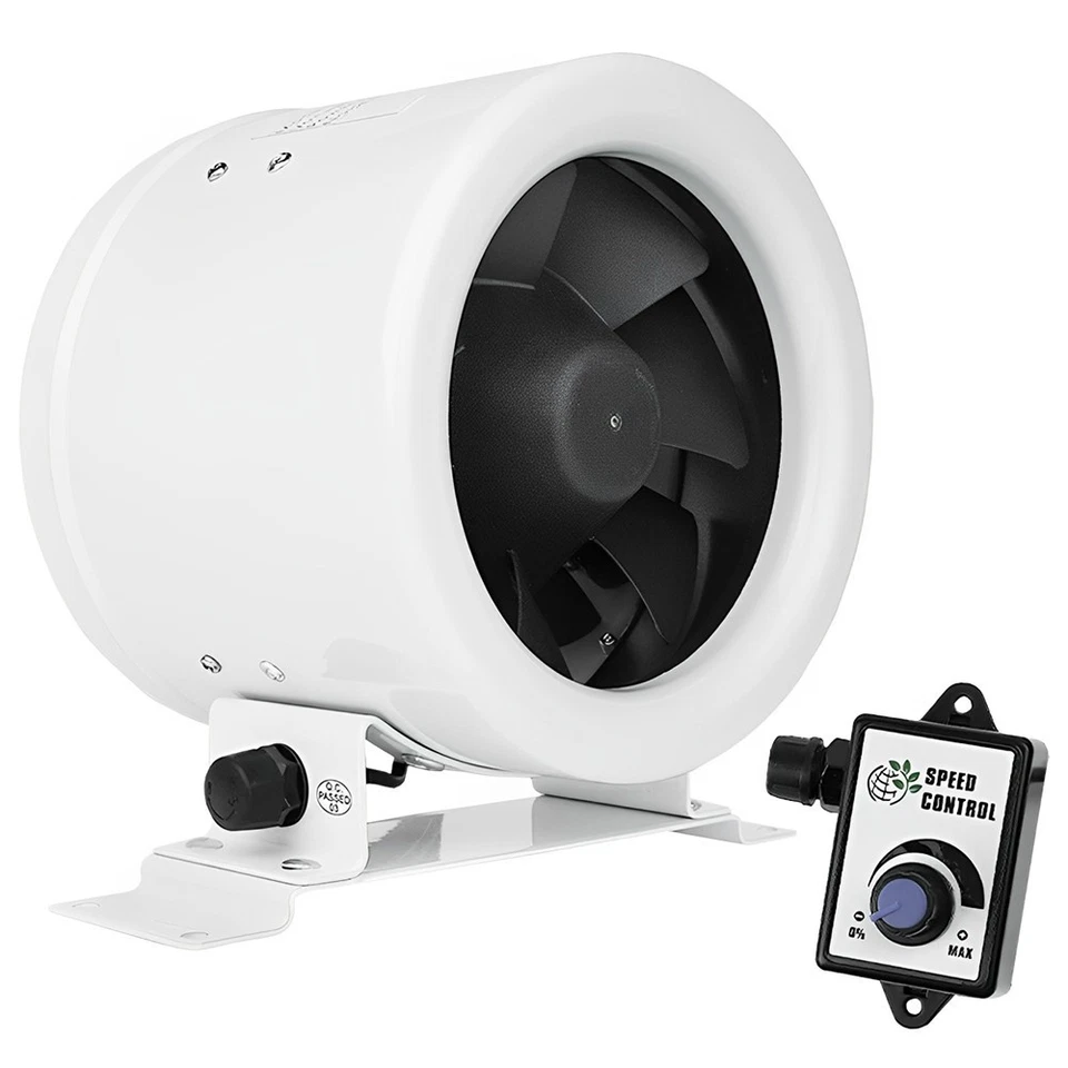 Rohrventilator Hauslüfter Gebläse Dalap MF 125 mit EC Motor und Drehzahlregler - Bild 1 von 4