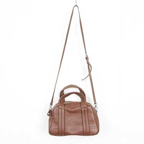 Beaure 2-Way Leather Shoulder Bag Handbag Women's Brown