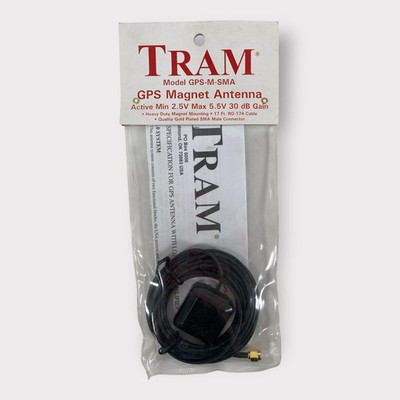 Tram GPS-M-SMA GPS Magnet Antenna - Active - 30 dBi **New**