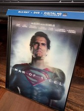 Man of Steel Blu-Ray/DVD, 2013, 3-Disc Set Target Exclusive Digibook