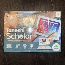 Tanoshi Scholar Kids 10.1" HD Touchscreen Tablet With Detachable Keyboard Blue