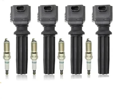 Set of 4 UF670 Ignition Coil Spark Plug for 2013-2017 Ford Edge Escape Mustang