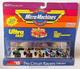Micro Machines Lot of (4) Five Packs Racers Classics Vintage & Modern New MOC