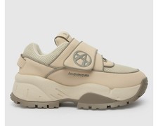 Acupuncture Beefer Beige Rave Trainers 90s Style Brand New UK 8.5 EU43
