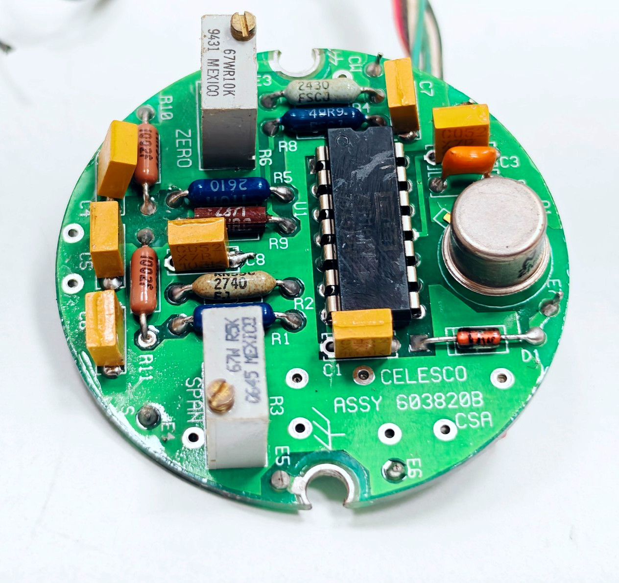 CELESCO ASSY 603820B PCB CARD