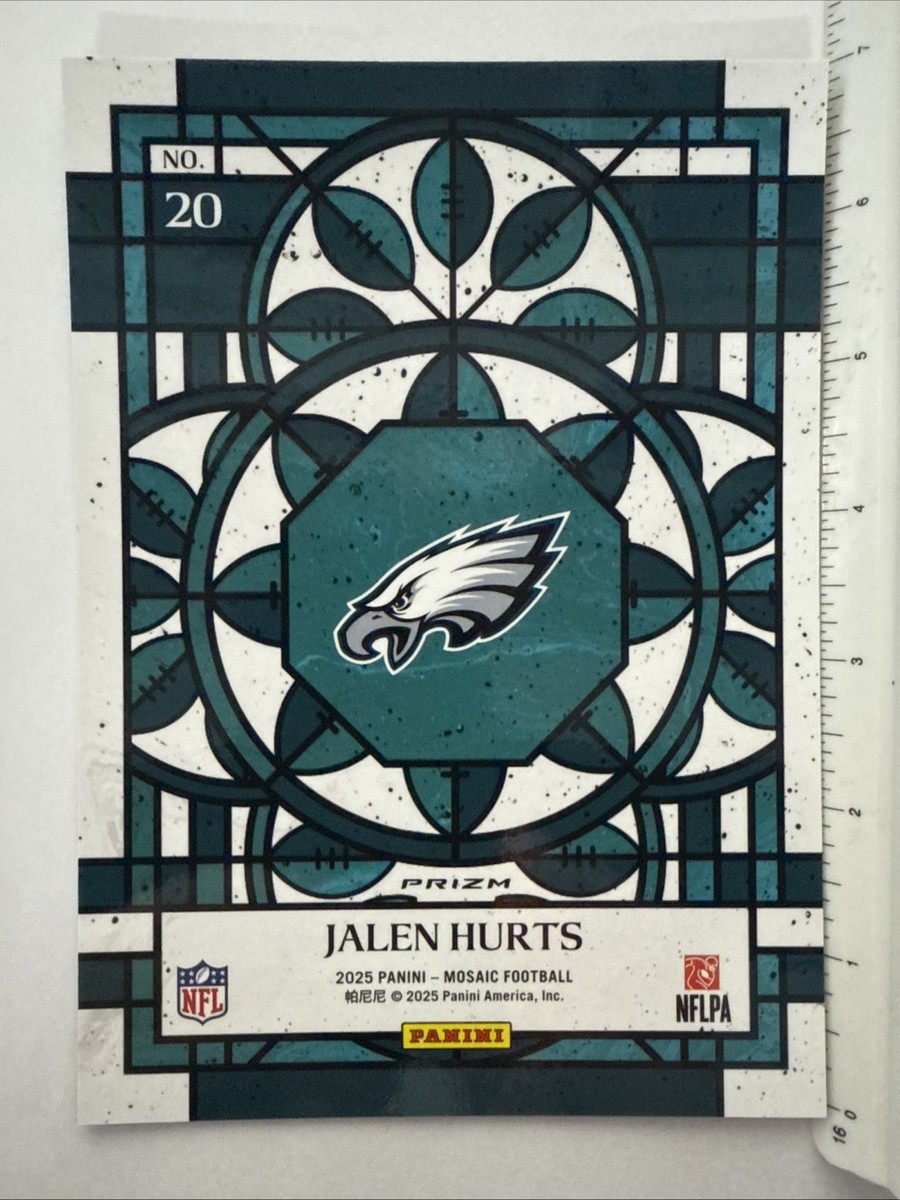 2025 Panini Mosaic #20 Jalen Hurts Stained Glass Oversized JUMBO