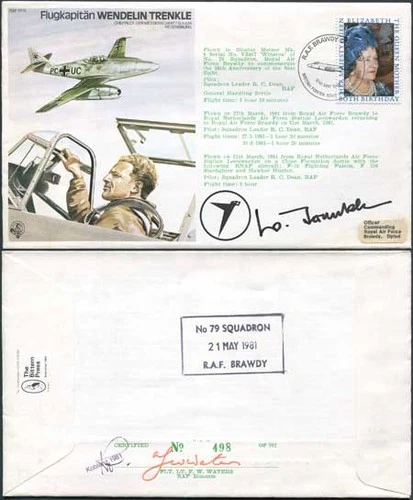 TP13c Flugkapitan Wendelin Trenkle Personally Signed by Wendelin Trenkle