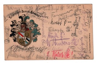 Studentika Ansichtskarte Turnerschaft Suevia Breslau 1920