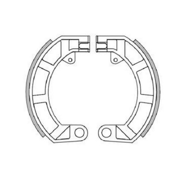 Bremsbacken Brenta 0159 Piaggio Vespa 50 S 50 1968 1982-image