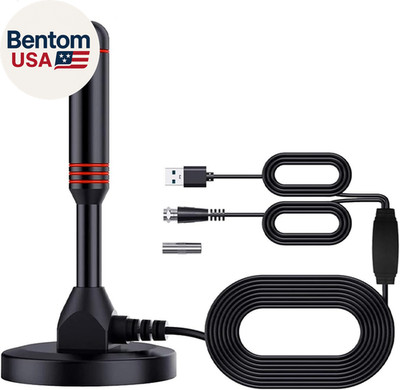 Upgraded Enhanced Chip TV Antenna Indoor Antenna for Smart TV for Long Range Rec
