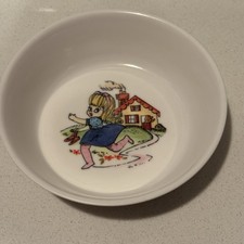 Vintage Goldie Locks  Three Bears ONEIDA Storybook Dinnerware Children  s Bowl