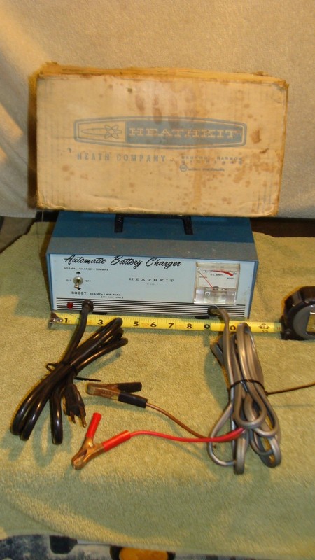 Heathkit Battery Charger Model GP 1044 W/ Original box. Works,