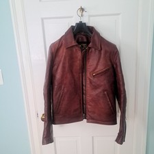 Vanson Riders Leather Enfield Jacket 38 US Si...