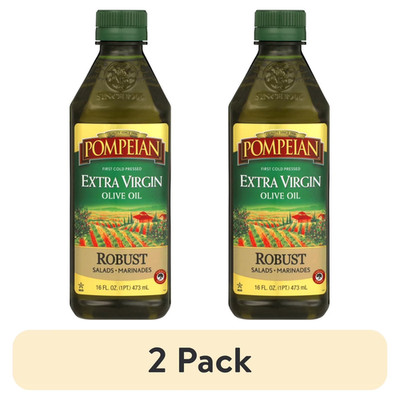 Pompeian Smooth Extra Virgin Olive Oil - 16 fl oz (Pack of 2)