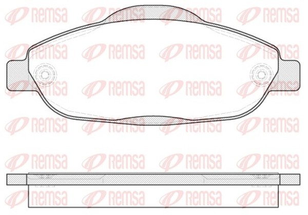 Remsa Bremsbelagsatz Scheibenbremse 1323.00 FüR 3008 CC 308 Peugeot SW 1 5008-image