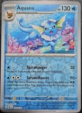 Aquana 022/131 Reverse Holo Prismatische Entwicklungen Deutsch Pokemon Karte