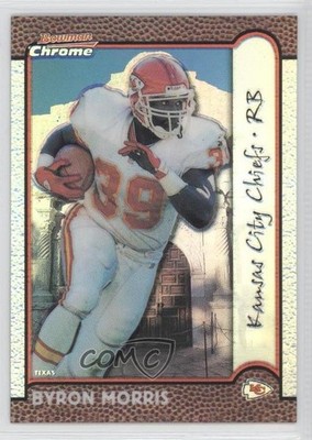 1999 Bowman Chrome Interstate Refractor 10/100 Bam Morris Byron Morris #31 3c7