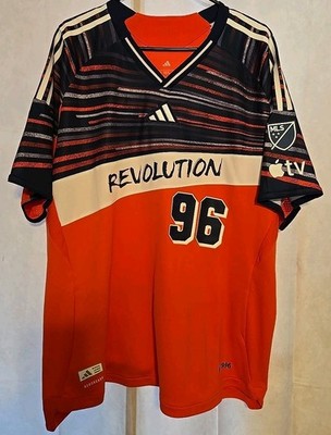 THE REVOLUTION×24karats Jersey Men's Custom Adidas N.E. Revolution Third Authentic Jersey 2XL NWT