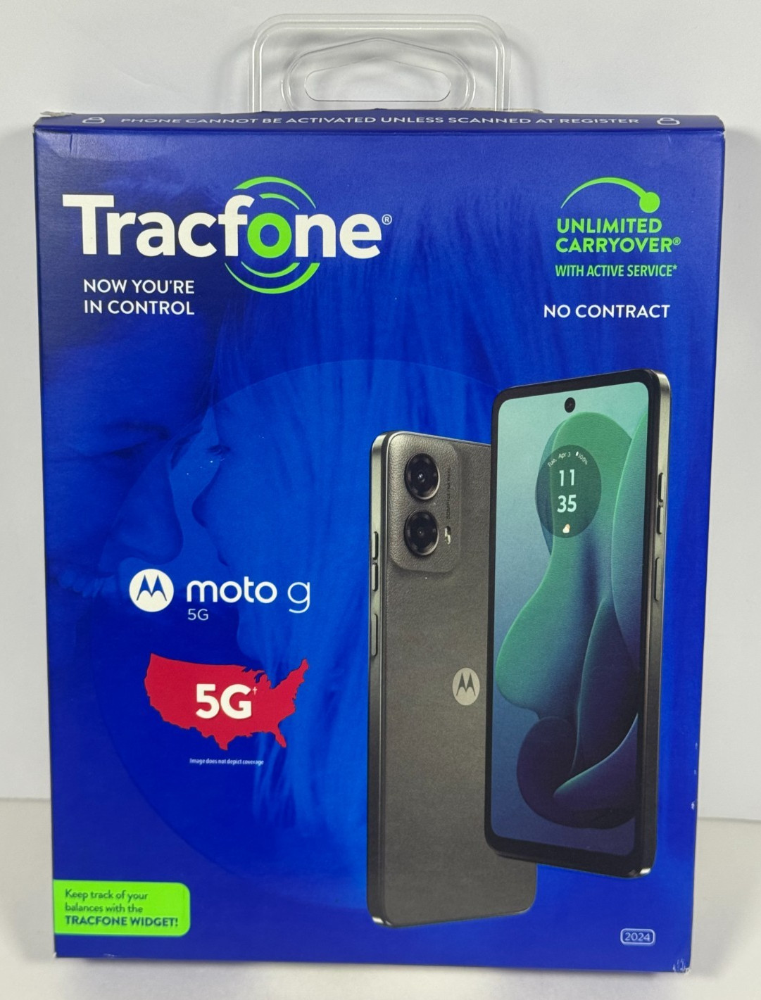 Tracfone Motorola Moto G 5G 2024 128GB XT2417D 6.6" (Carrier