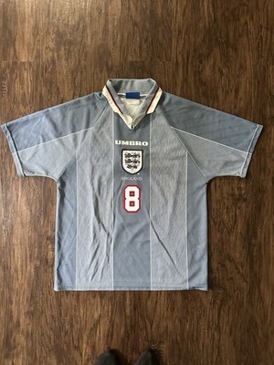 Authentic Umbro Gazza Gascoigne England 1995-97 Away Jersey
