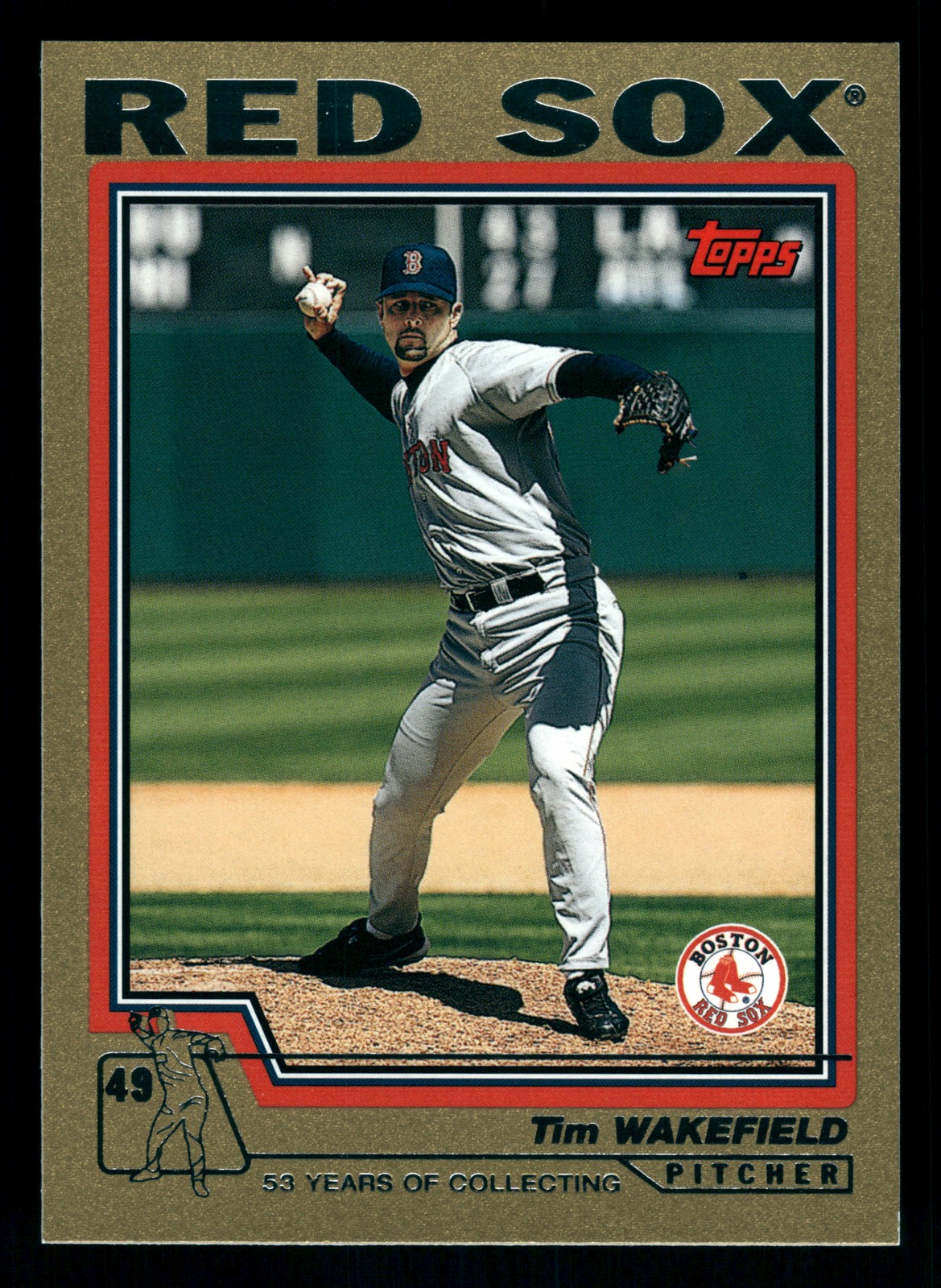 Tim Wakefield Boston Red Sox 2004 Topps Gold #213 SN /2004