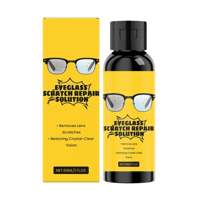 30ml Eyeglass Lens Scratch Remover Refurbish Lenses Glass Maintenance Agent