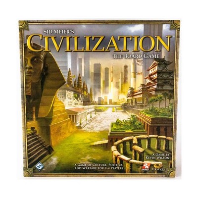 FFG Board Game Civilization w/Fame and Fortune Expansion Fair/EX