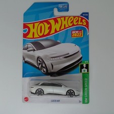 Hot Wheels Lucid Air White HW GREEN SPEED 4/5 (#147/250)