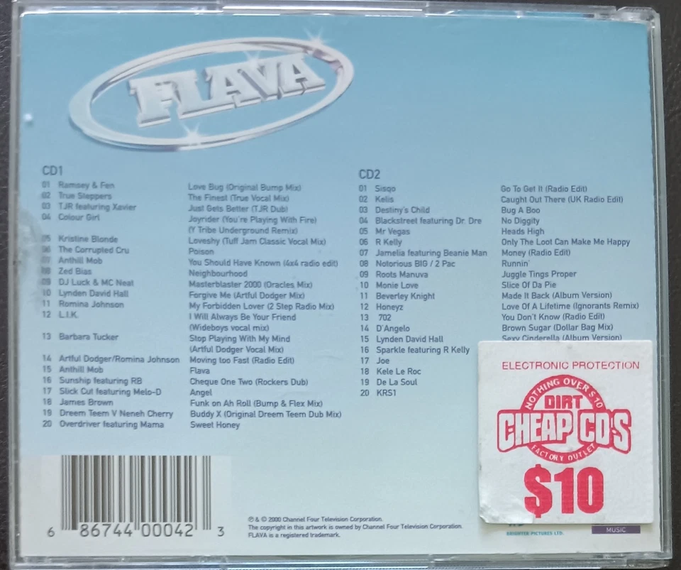 Varios ‎– Flava: UK Garage, Hip Hop, Rap, R n B – 2000 doble CD excelente Foto 2 de 4