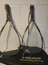 head intelligence i165 racquetball racquets Set Of 2 Used Good Condition In Case
