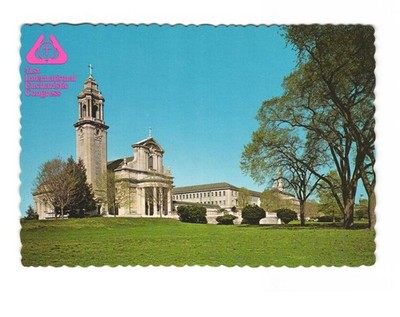 41st International Eucharistic Congress VTG postcard Unp St Charles Seminary