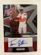 TAVIEN ST. CLAIR Ohio State 2025 Prizm Draft Picks Football Auto Autograph qty