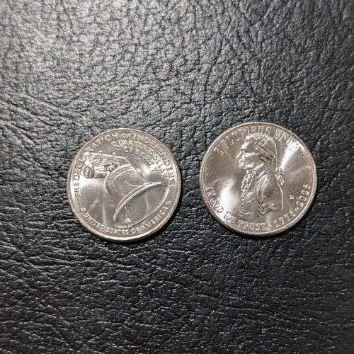 2026 P&D Semiquincentennial Declaration of Independence Quarter 2 Coin Set