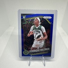 2025 Panini Prizm WNBA #116 Dominique Malonga Blue Velocity Prizms
