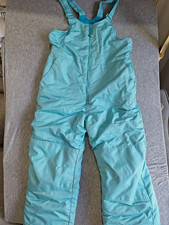 All in Motion Girls XL 14/16 Blue Snow Bib Pants Water Wind Resistant