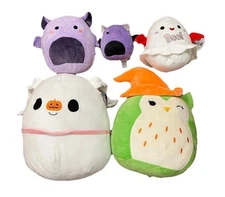Squishmallows Squishmallow Halloween Plush Stuffed Toy Set Bundle Assorted