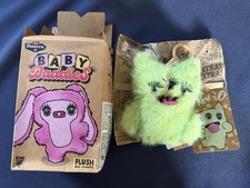 Fuggler Baby Baddies Plush Bag Clip Charm Keychain Plush Reek-O Eyelashes Green