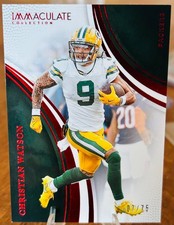 2025 Panini Immaculate Collection Christian Watson Red /75