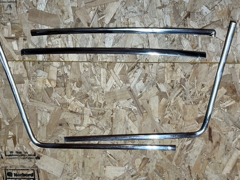 Used Condition Rear Window Trim for 1963-65 Buick Riviera 4 Pcs  - Image 2 of 4